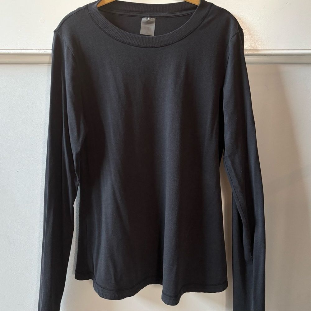 CALIA Long Sleeve Lightweight Black Shirt • size XL